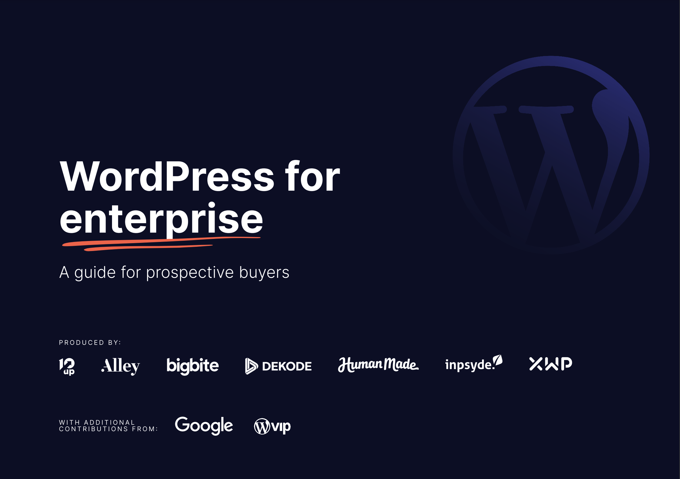 Wordpress for enterprise header